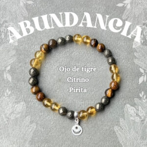 Pulsera ABUNDANCIA (símbolo a a elección)