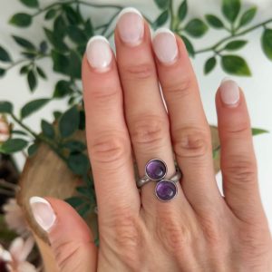Anillo de Amatista doble